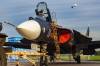 В Сеть выложили качественные фотографии с первого публичного статического показа истребителя Су-47