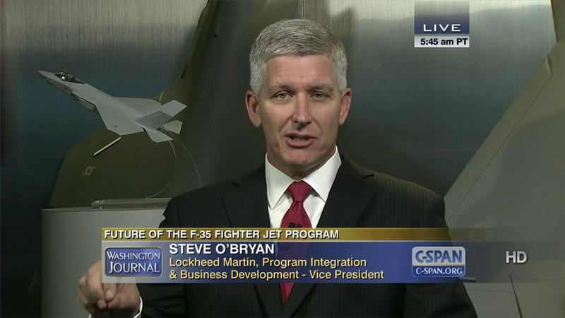 Стив О'Брайен, вице-президент Lockheed Martin и бывший лётчик-истребитель