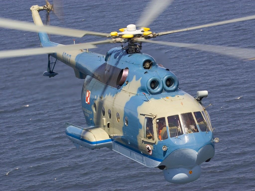 Ми-14 - вертолет-амфибия, способный нести глубинные ядерные бомбы