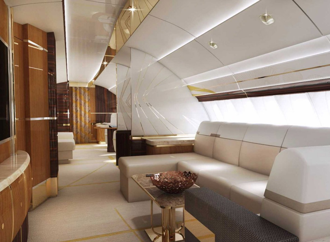 Boeing 747 VIP: летающий дворец | Boeing 747 может быть кастомизирован вообще любым образом. Были бы у клиента деньги.