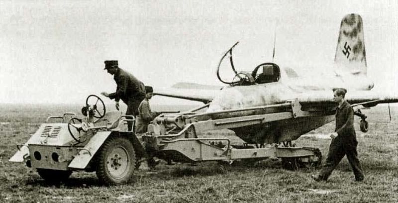 Me.163 - самый маленький истребитель времен Второй мировой войны