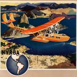 Авиационные плакаты США 20-х - 30-х годов